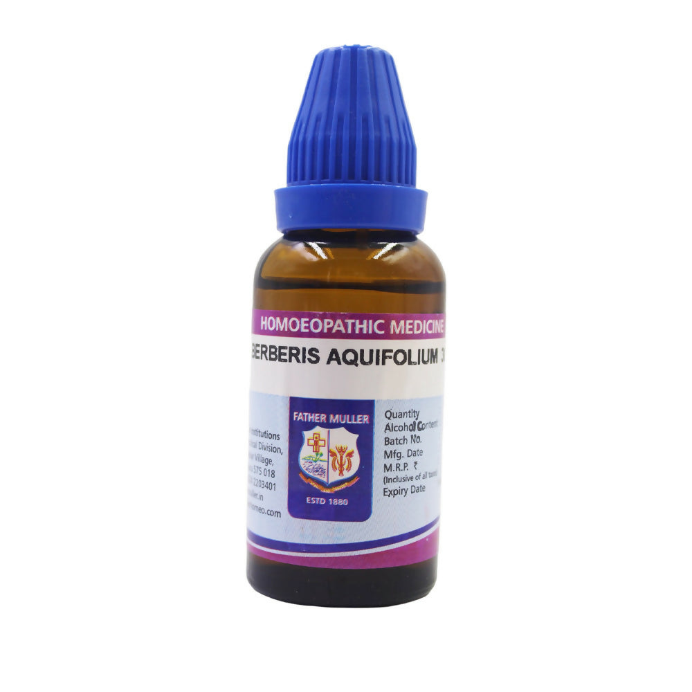 Father Muller Berberis Aquifolium Dilution - Distacart