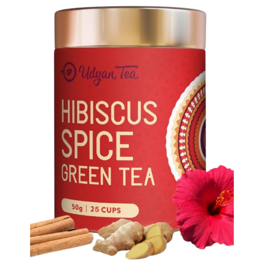 Udyan Tea Hibiscus Spice Green Tea - Dista