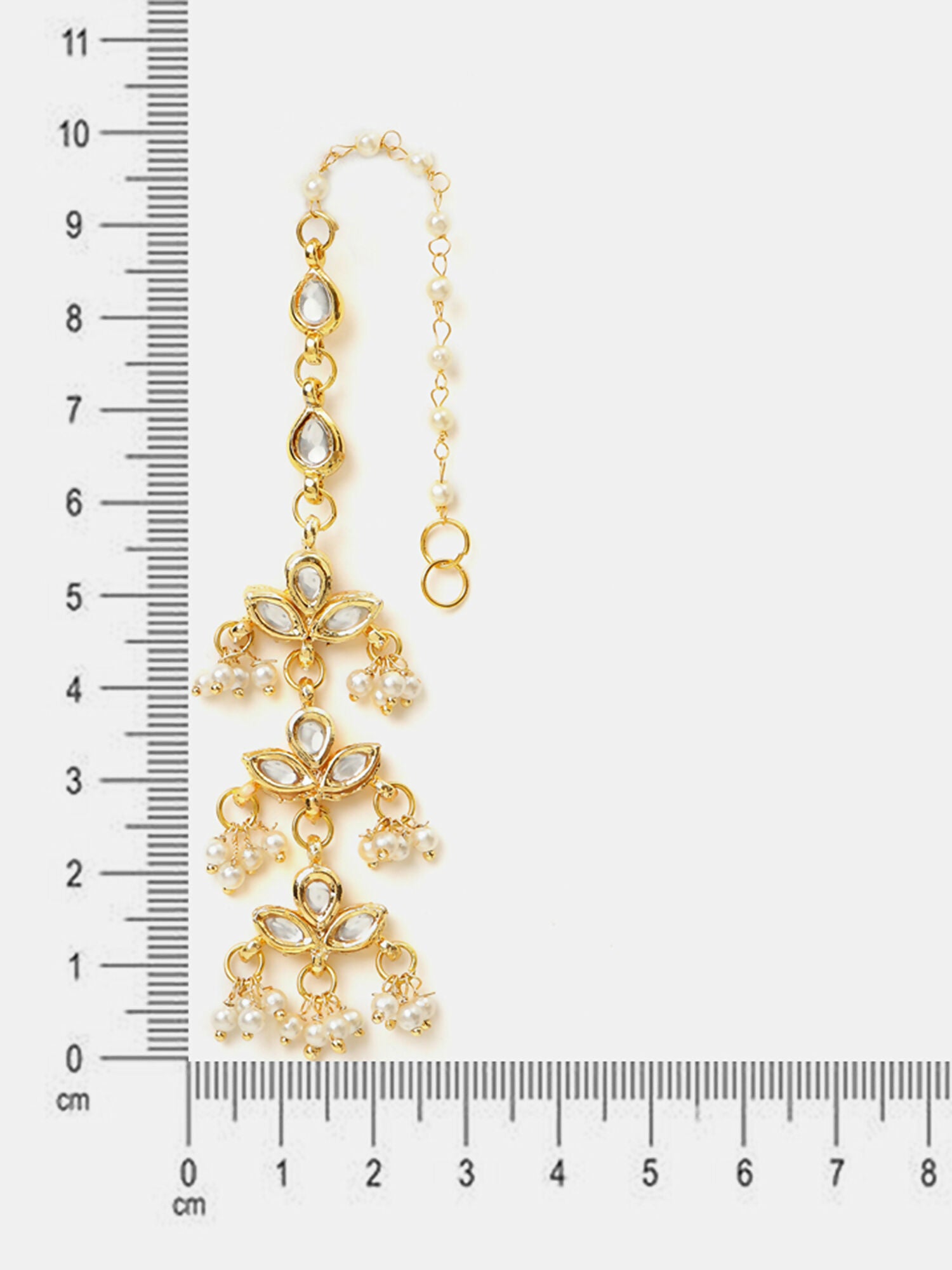 Ruby Raang Chandani Moti Earrings - Distacart