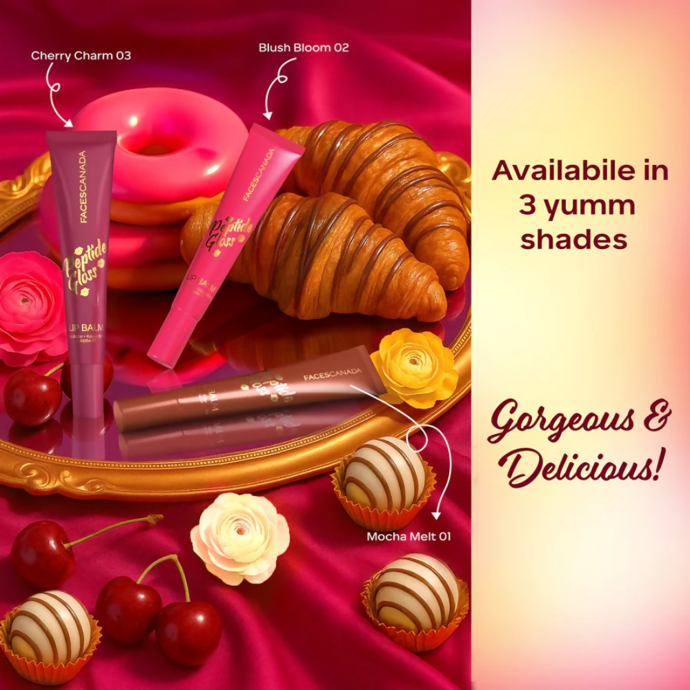 Faces Canada Peptide Gloss Lip Balm - Mocha Melt 01 - Distacart