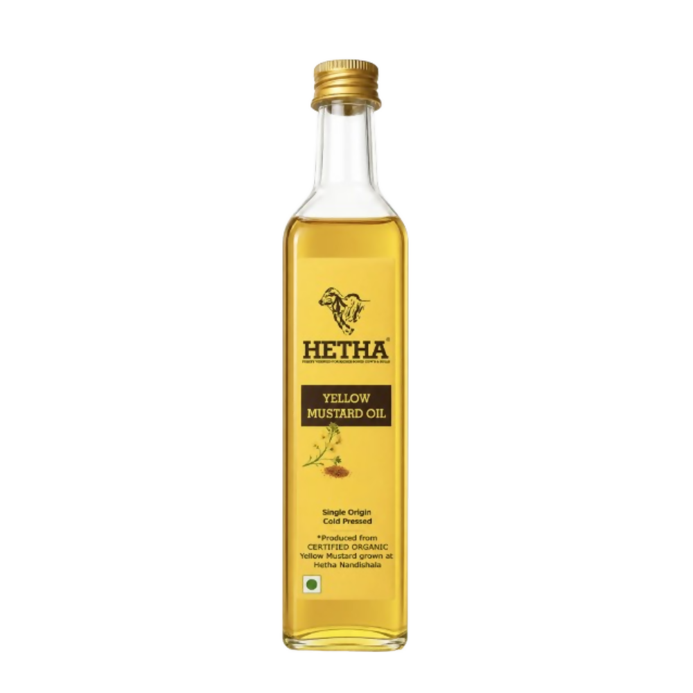 Hetha Yellow Mustard Oil - Single Origin | Cold Pressed - Distacart