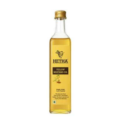 Hetha Yellow Mustard Oil - Single Origin | Cold Pressed - Distacart