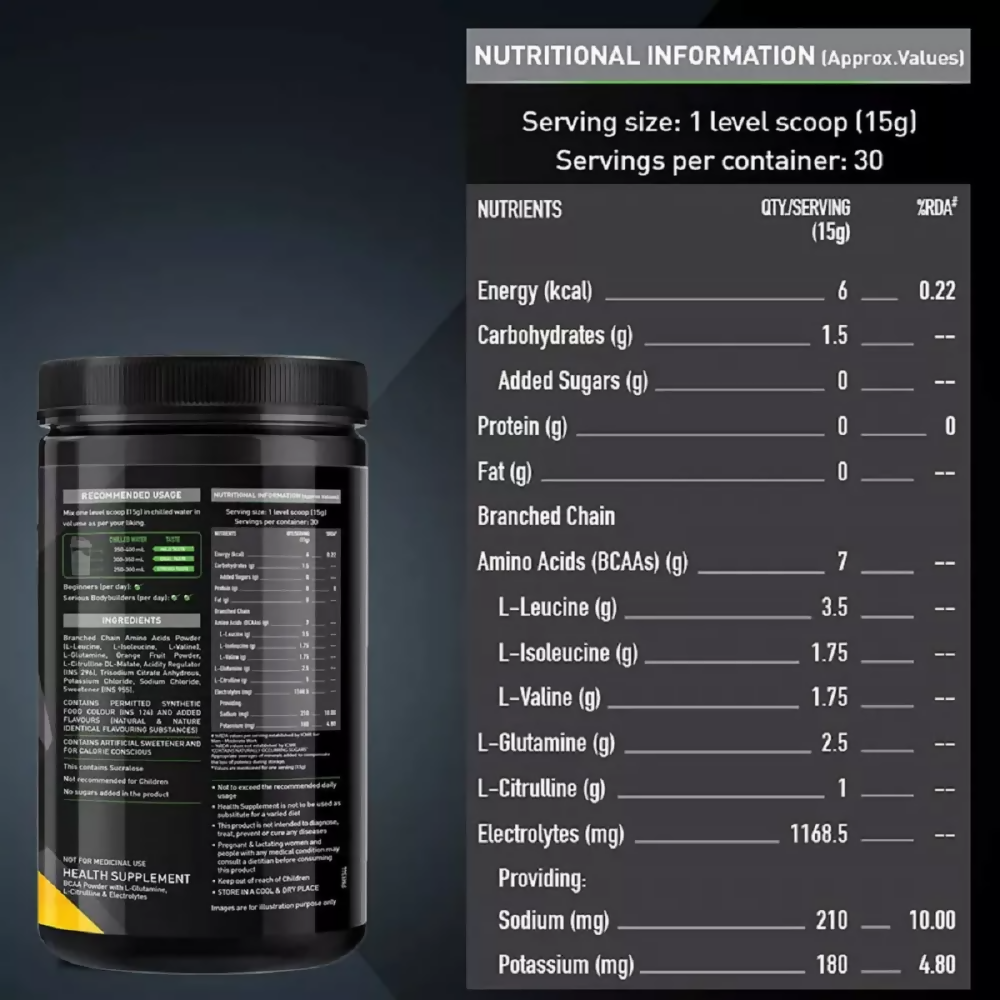 MuscleBlaze BCAA Pro Fruit Punch