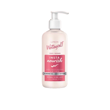 Layerr Wottagirl Insta Nourish Lotion (100% Vegan) - Distacart