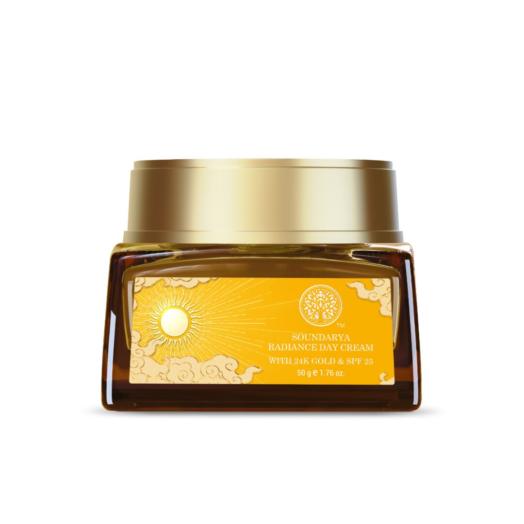 Forest Essentials Soundarya Radiance Cream With 24K Gold & SPF 25 - Distacart