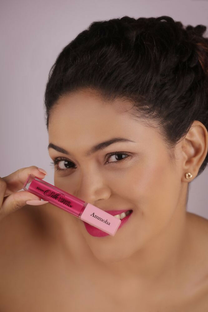 Ammoha Cosmetics Long-Lasting, Matte-Finished Velvet Orchid Color Liquid Lipstick - Distacart