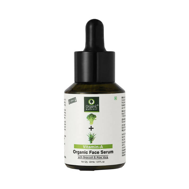 Organic Harvest Vitamin A Organic Face Serum with Broccoli & Aloe Vera - Distacart
