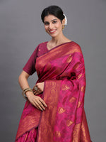 Thumbnail for Astita Silk Pink Saree