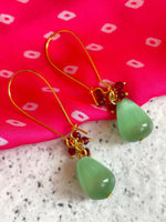 Thumbnail for Joban Fashion Women C Green Monalisa Stone With Cheed Earring - Distacart