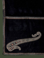 Thumbnail for Sangria Floral Embroidered Straight Kurta & Trousers With Dupatta - Distacart