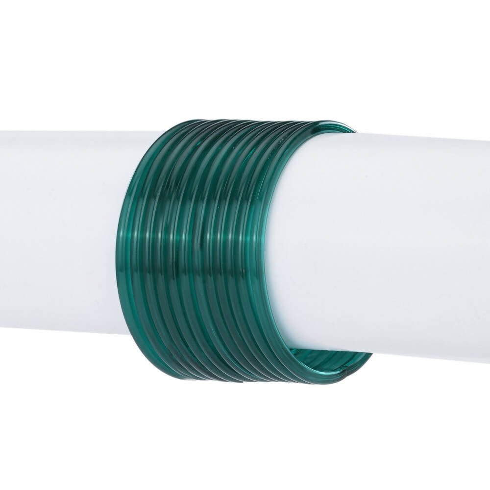 Afast Shining Radium Glass Wedding, Party, Daily Use Bangle Set, Set Of 12 - Distacart