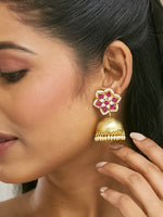 Thumbnail for Nuyug 22k Gold-Plated Jhumkas
