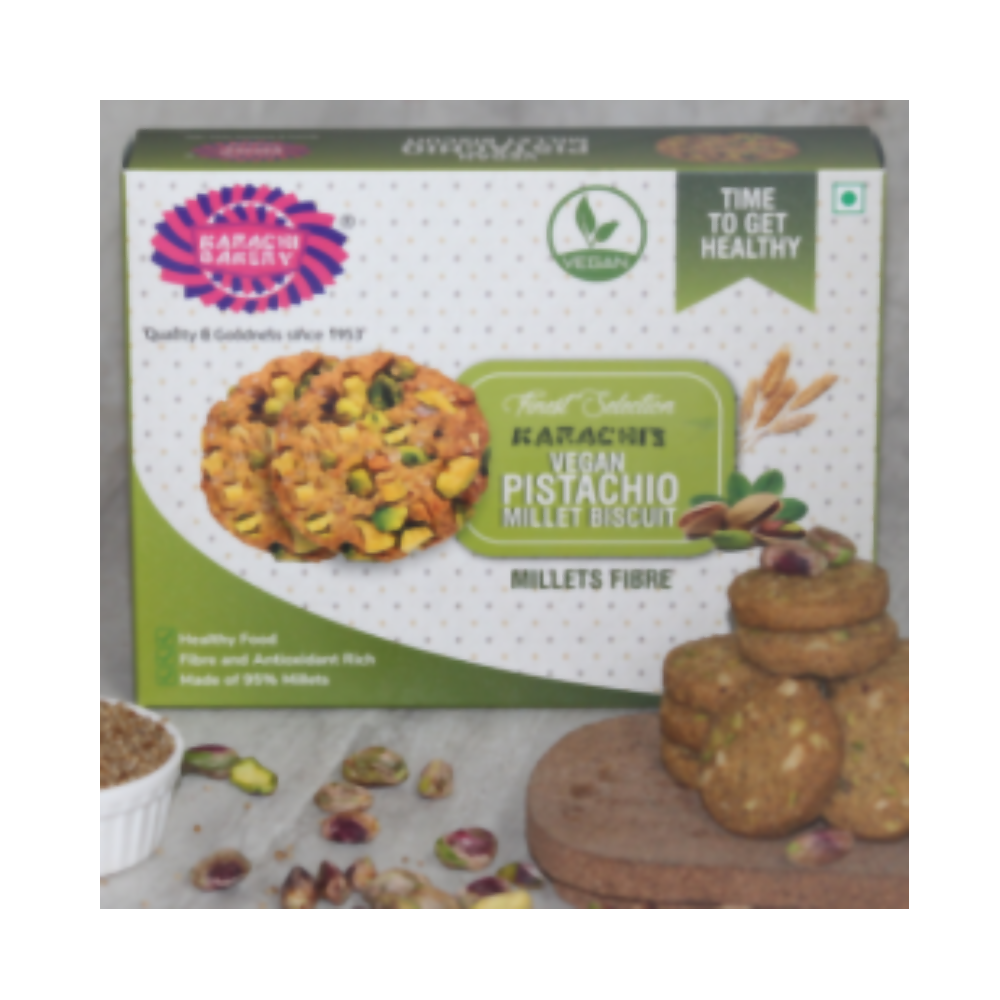 Karachi Bakery Vegan Pistachio Millet Biscuit - Distacart