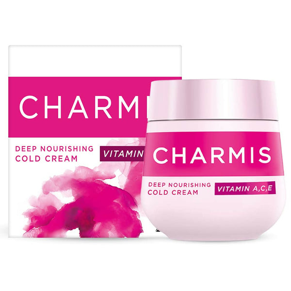 Charmis Deep Nourishing Cold Cream with Vitamin C, A and E for Glowing and Moisturized Skin - Distacart