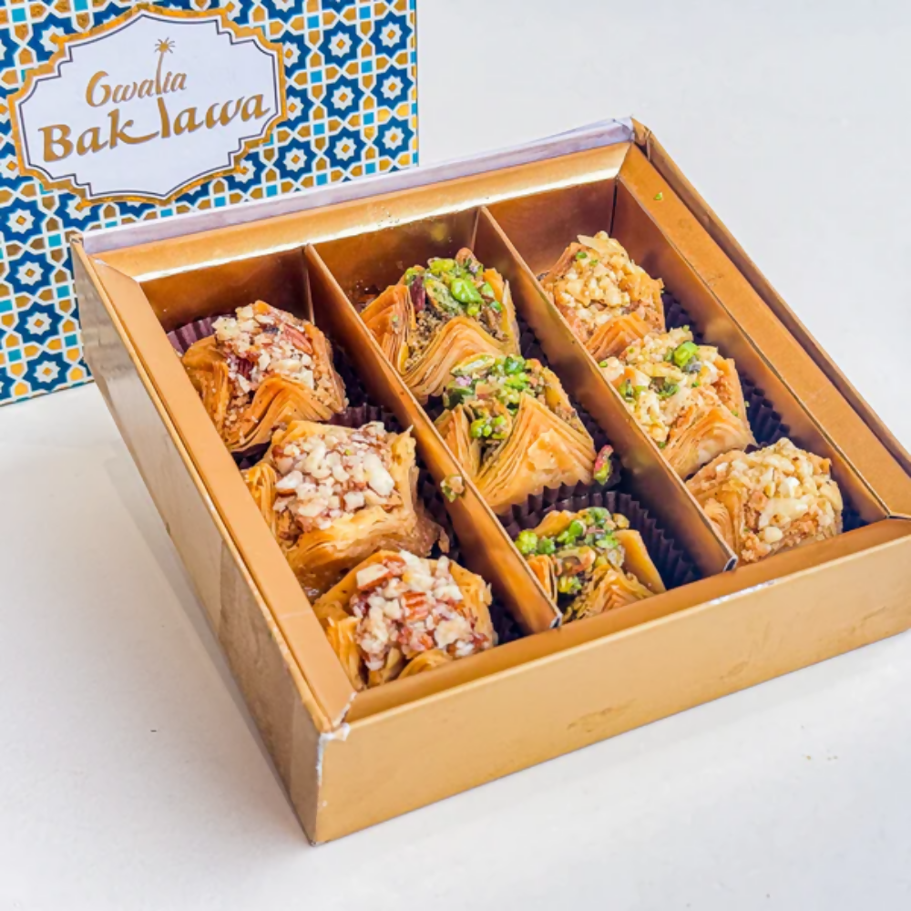 Gwalia Sweets Assorted Tart Baklawa Box - Distacart