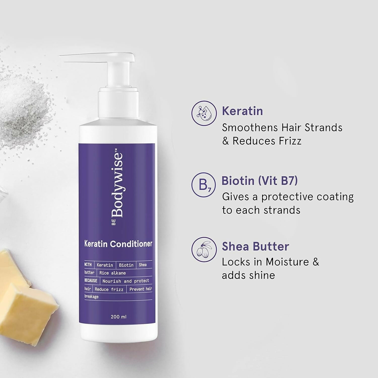 BeBodywise Keratin Conditioner - Distacart