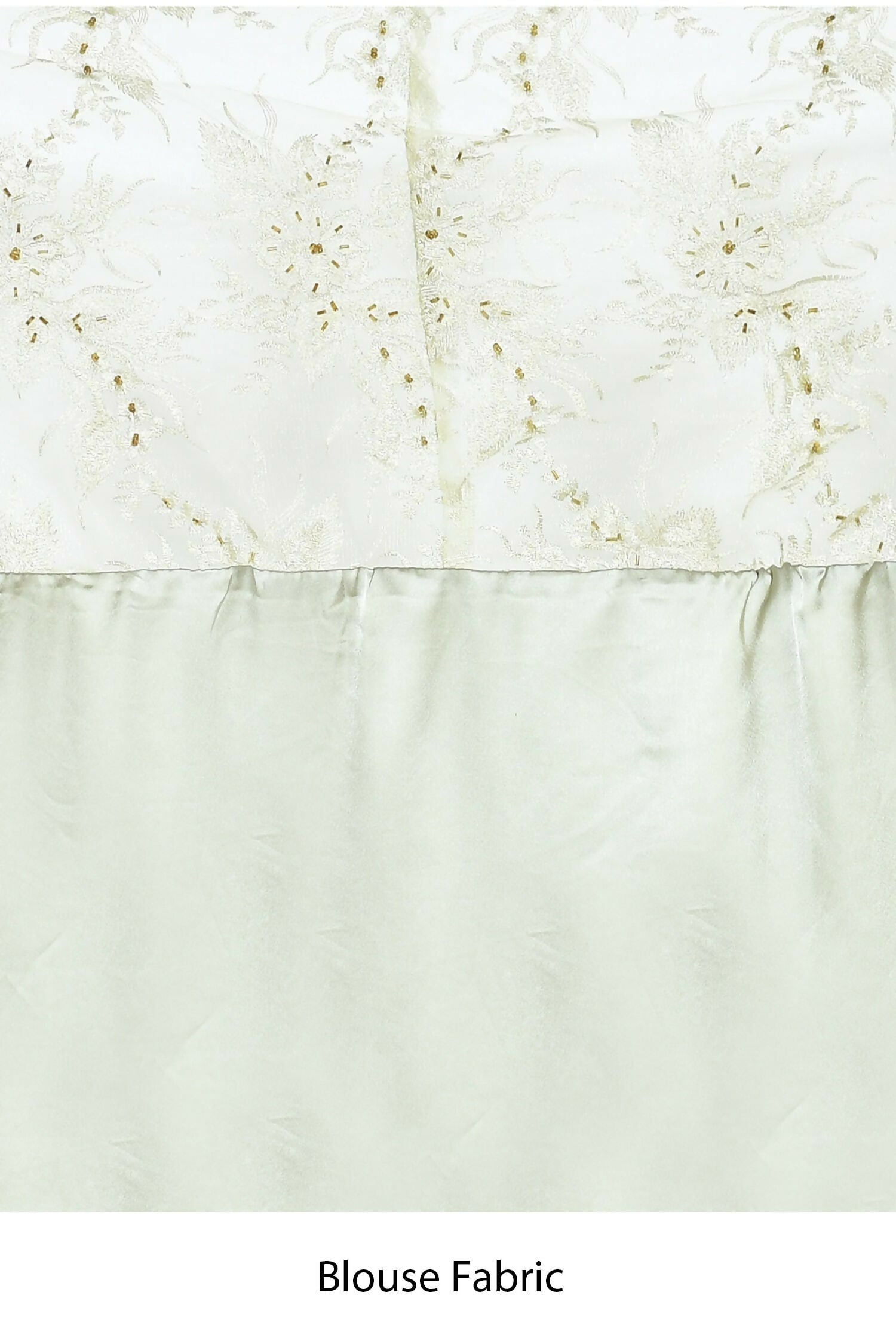 Green Organza Jari Silk Floral Embroidered Festive Saree - Nimaya Denzy - Distacart