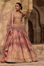 Thumbnail for Lehenga Mart Designer Indian Wedding Lehenga Choli-Light Pink - Distacart