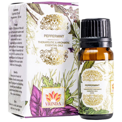 Vrinda Peppermint Aromatic & Therapeutic Essential Oil - Dista