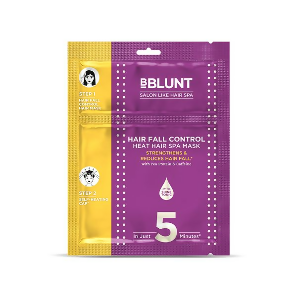 BBlunt Hair Fall Control Heat Hair Spa Mask with Pea Protein & Caffeine - Distacart