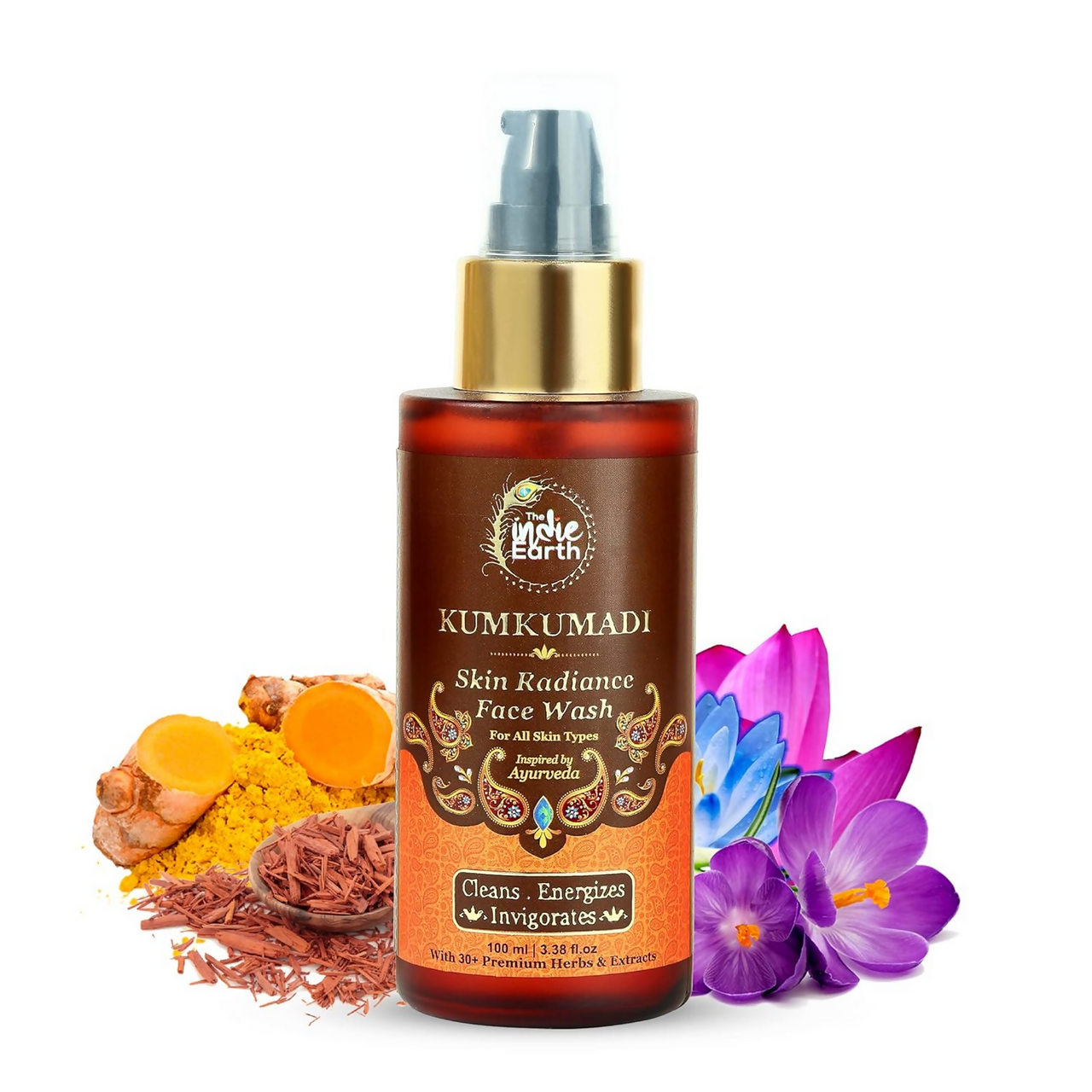 The Indie Earth 10% Kumkumadi Skin Radiance Face wash - Distacart