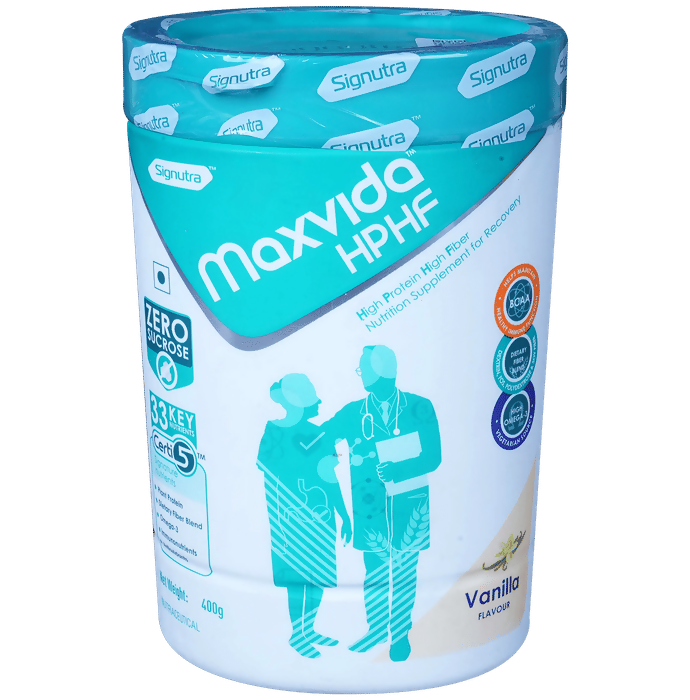 Maxvida HPHF High Protein High Fibre Supplement Powder For Recovery - Distacart