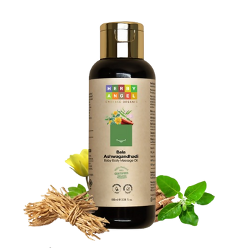 Herby Angel Bala Ashwagandhadi Body Massage Oil for Baby - Dista