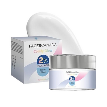 Faces Canada Comfy Glow 2% Kojic Acid Night Cream - Distacart