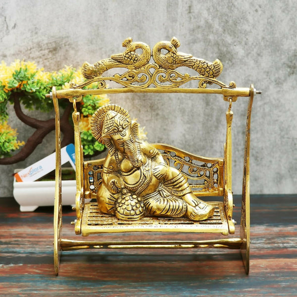 Nexplora Industries Metal Ganesh On Jhula Idol - Distacart