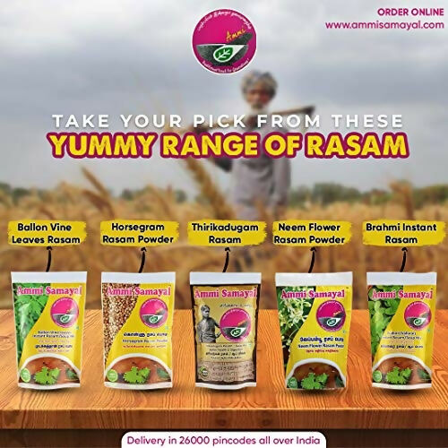 Ammi Samayal Brahmi Vallarai Instant Rasam Soup Mix - Distacart