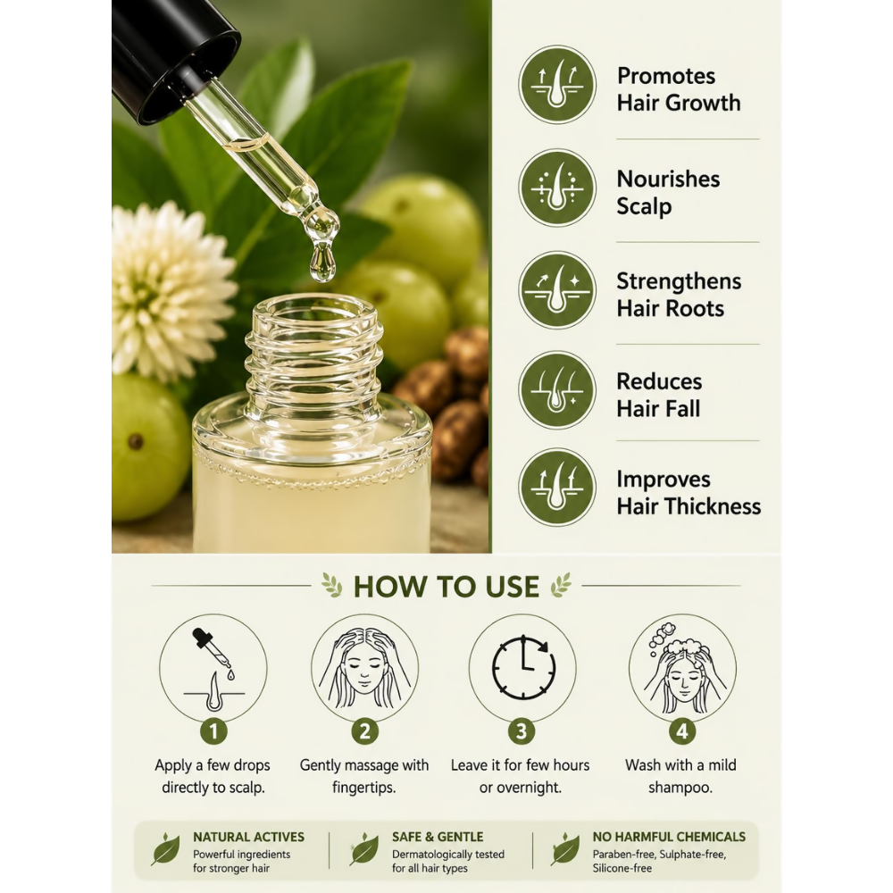 THE LIVING CO. Shikakai + Bhringraj Stimulating Scalp Serum - Dista