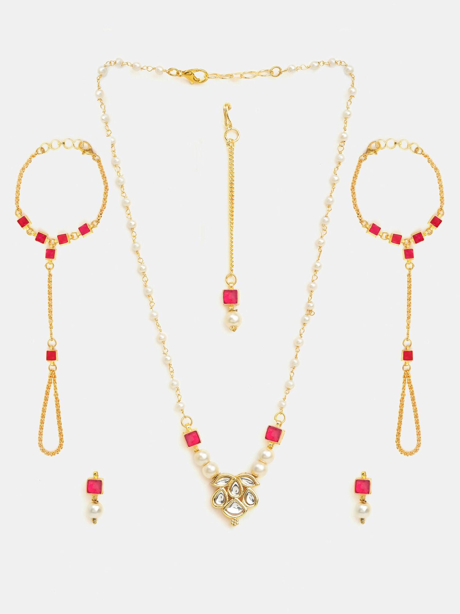 Ruby Raang Dua 4-Piece Jewelry Set - Distacart