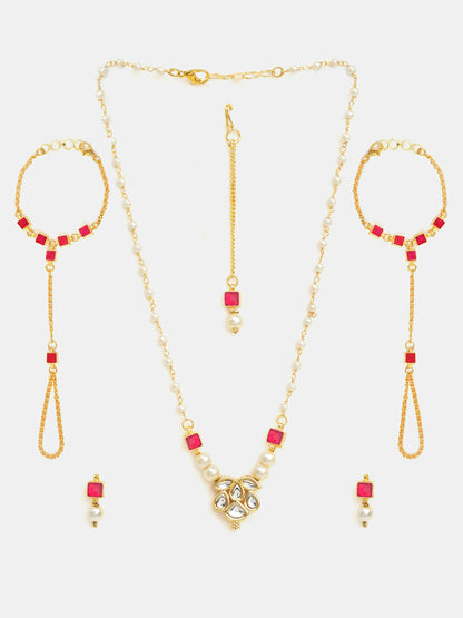 Ruby Raang Dua 4-Piece Jewelry Set - Distacart