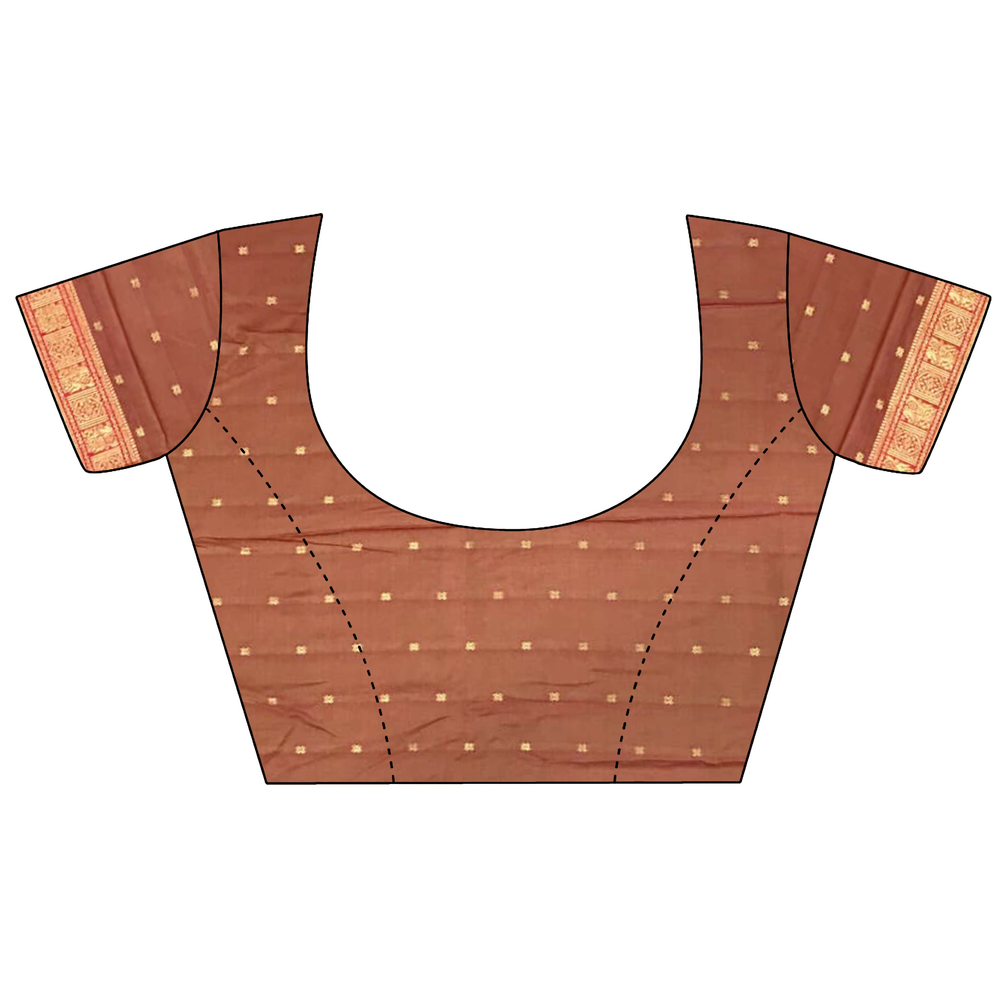 Joban Fashion Sea Green Banarasi Soft Silk Woven Butti Saree