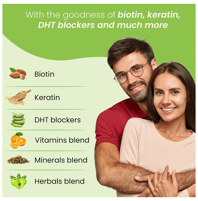 Zingavita Biotin + Keratin Hair Vitamin Kaccha Aam Gummies - Distacart