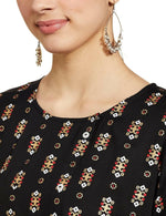Thumbnail for Anubhutee Women's Black Straight Kurti - Distacart