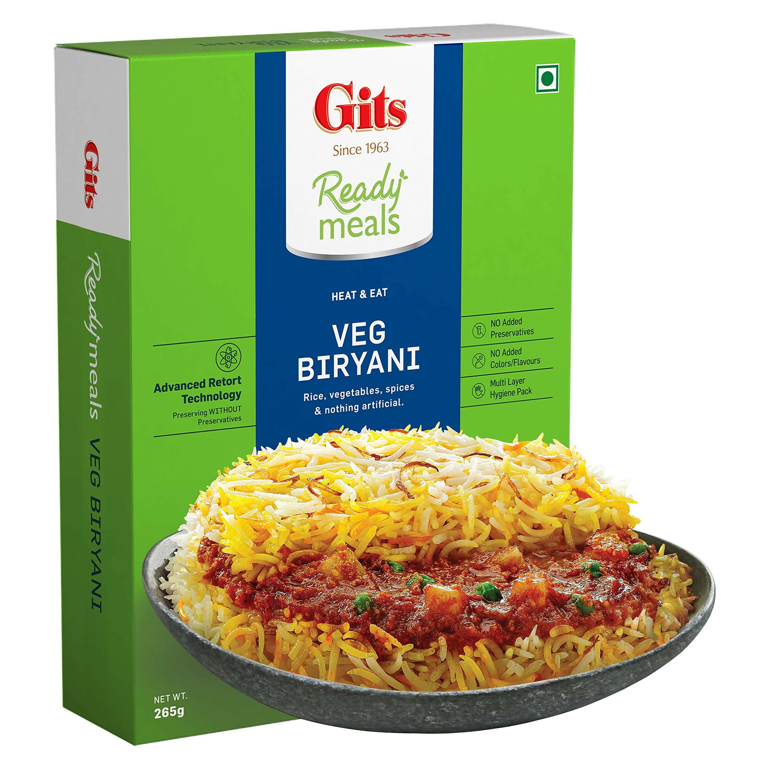 Gits Ready to Eat Veg Biryani Pure Veg - Distacart