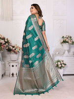 Thumbnail for Aastha Fashion Light Green Soft Organza Silk Weaving Saree - Distacart