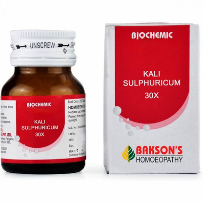 Bakson's Homeopathy Kali Sulphuricum Biochemic Tablets - Distacart