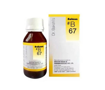 Bakson's Homeopathy B67 Drops - Distacart