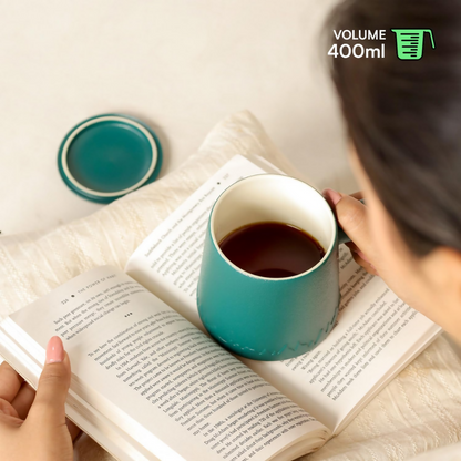 Udyan Tea Infuser Mug - Forest Green - Dista