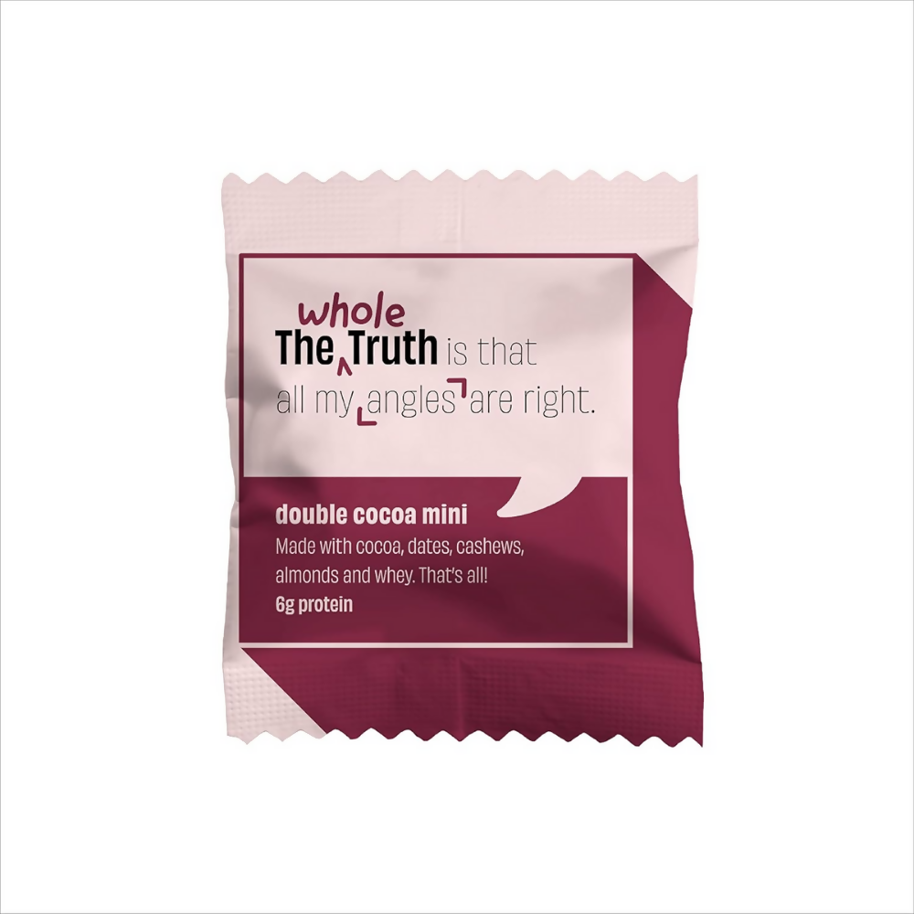 The Whole Truth Mini Protein Bars - Double Cocoa - Distacart