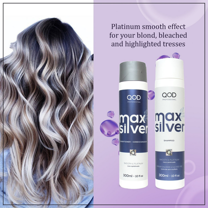 QOD Professional Max Silver Shampoo and Conditioner - Distacart