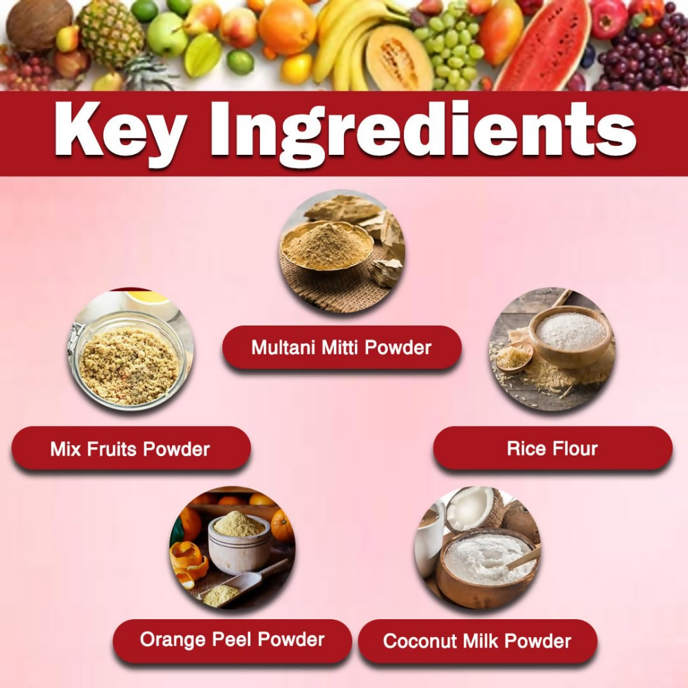 VedicAyurveda Herbal Wax Powder - Mix Fruits - Dista