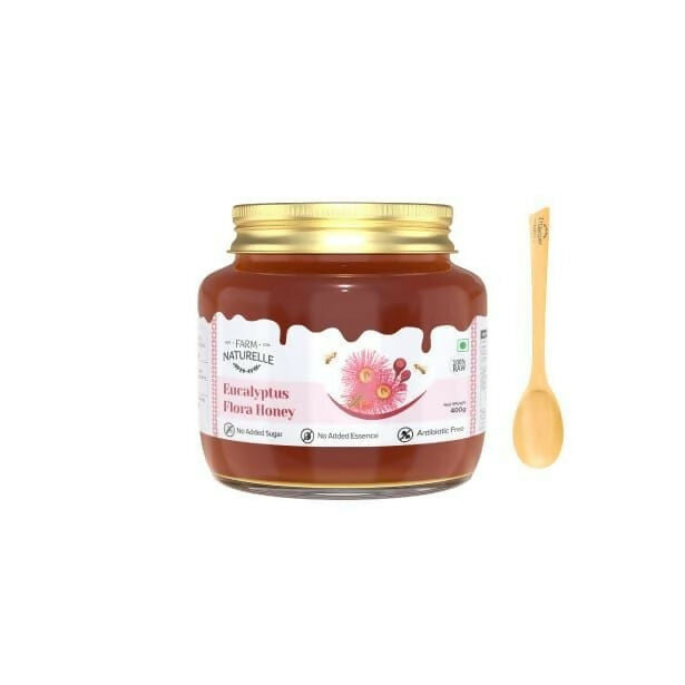 Farm Naturelle Eucalyptus Flower Honey - Raw, Unprocessed Wild Forest Honey - Distacart