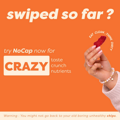 Nocap foods Zero Guilt Healthy Beetroot Chips - Cream&Onion - Dista