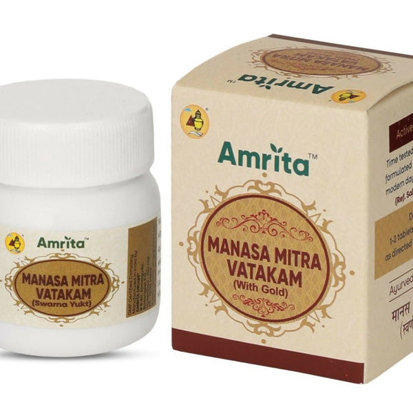 Amrita Manasamitra Vatakam Tablets (With Swarna Yukt) - Distacart