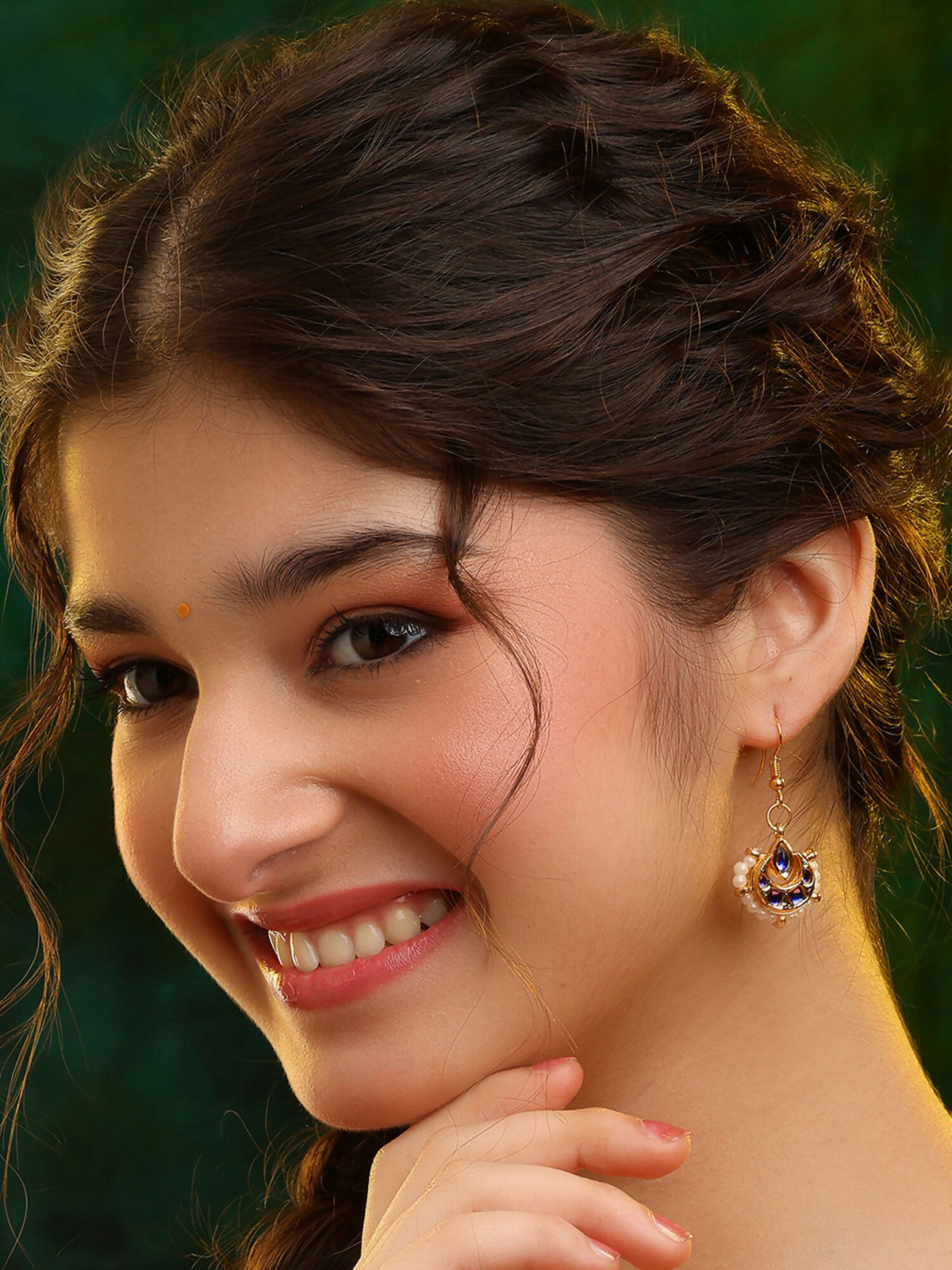 Ruby Raang Nazakat Antique Earrings