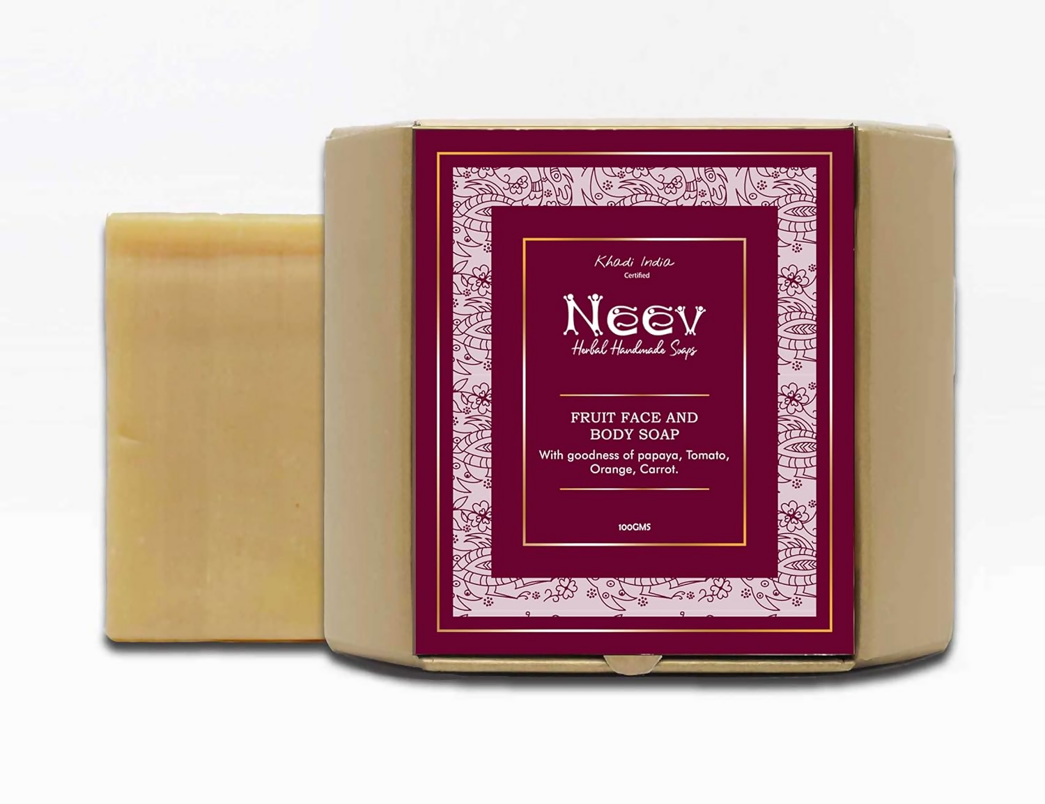 Neev Herbal Handmade Soaps Fruit Face And Body - Distacart