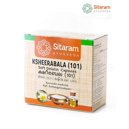 Sitaram Ksheerabala 101 Soft Gelatin Capsules - Distacart